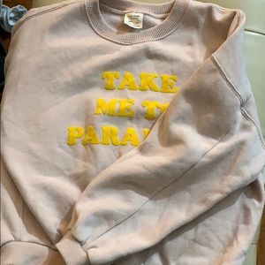Zara Shirts & Tops - Take 💚💚me to Paradise sweater Zara Shirts & Tops - Take 💚💚me to Paradise sweater